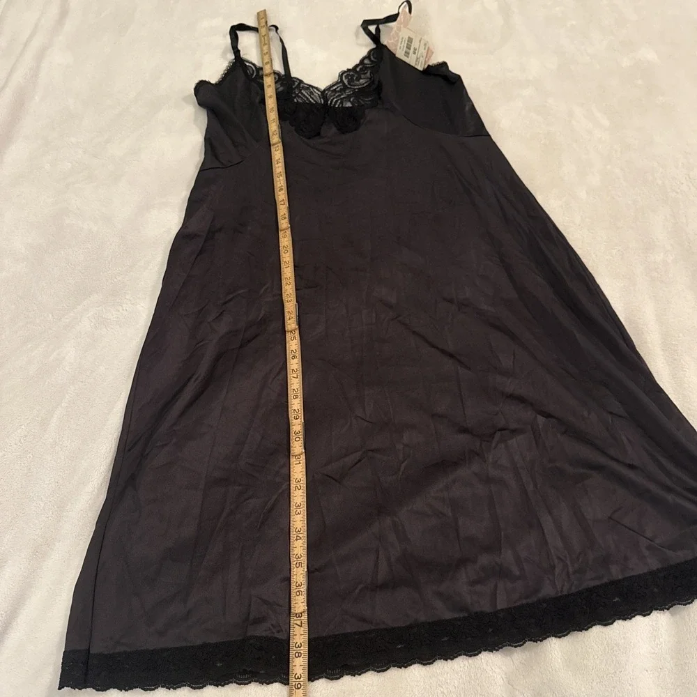 Rare NWT Vintage Lace Trim Babydoll Fairy Grunge Whimsigoth‎ Slip Dress 38 Large - Picture 13 of 13